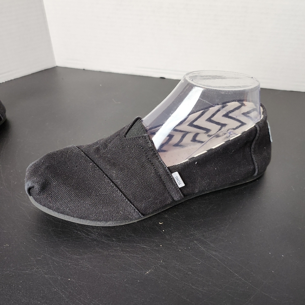 TOMS Alpargata Slip-On Casual Shoe - Black 7.5